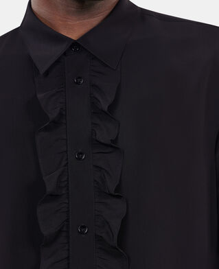 The Kooples HERREN BLACK schwarzes seidenhemd  