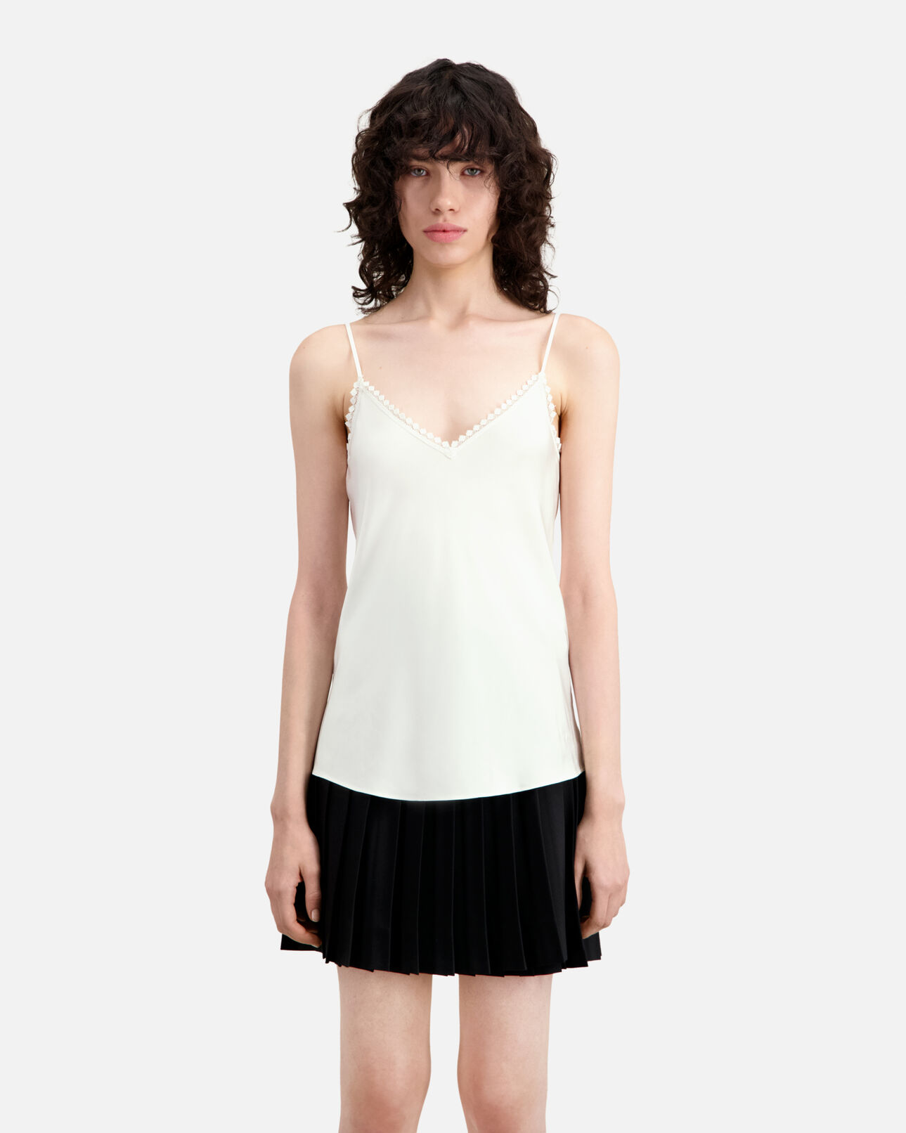 The Kooples FEMME ECRU caraco blanc