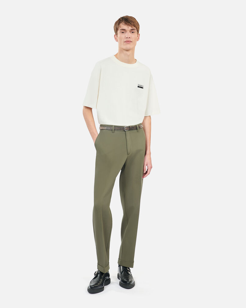 The Kooples HOMME ECRU t-shirt avec sérigraphie écru