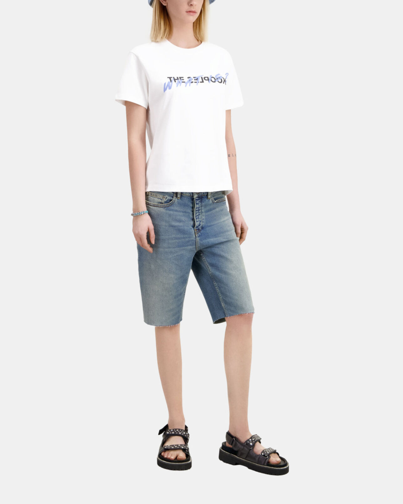 The Kooples MUJER WHITE camiseta what is blanca
