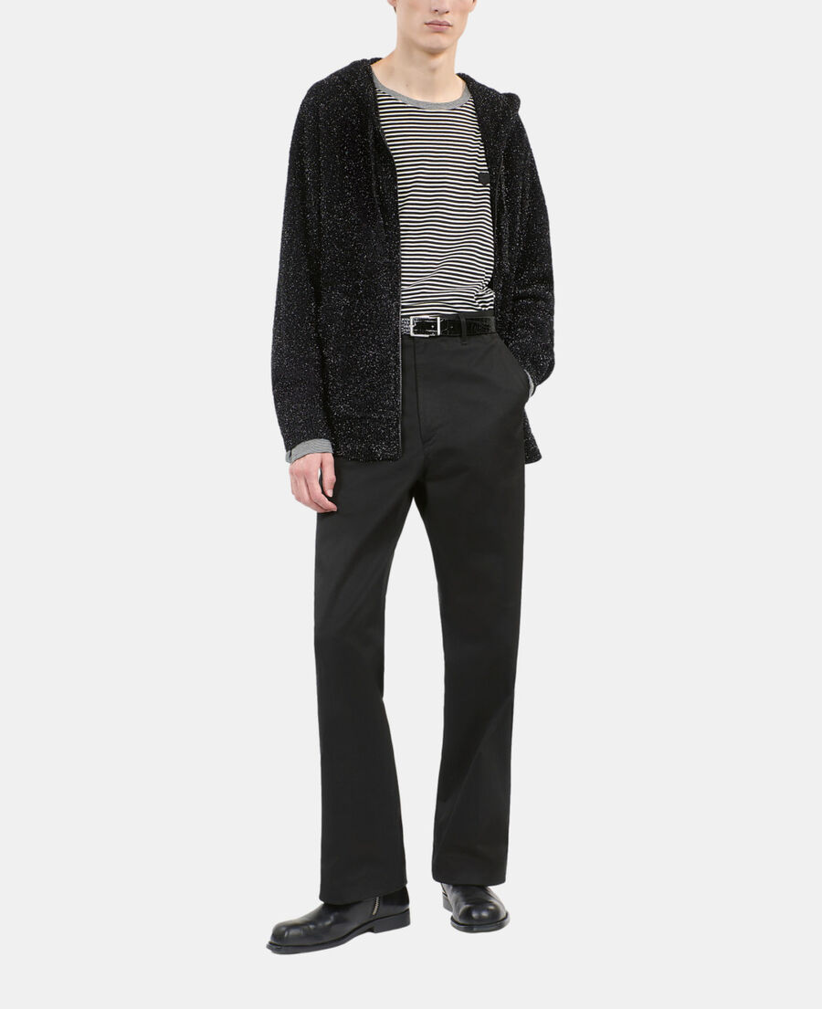 The Kooples MEN BLACK black glittery cardigan
