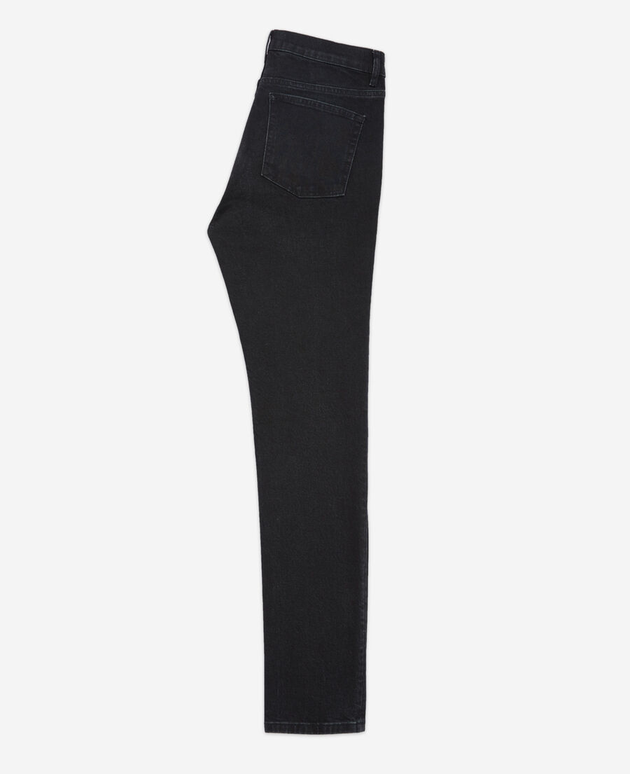 The Kooples H BLACK WASHED slim fit black jeans with five pockets