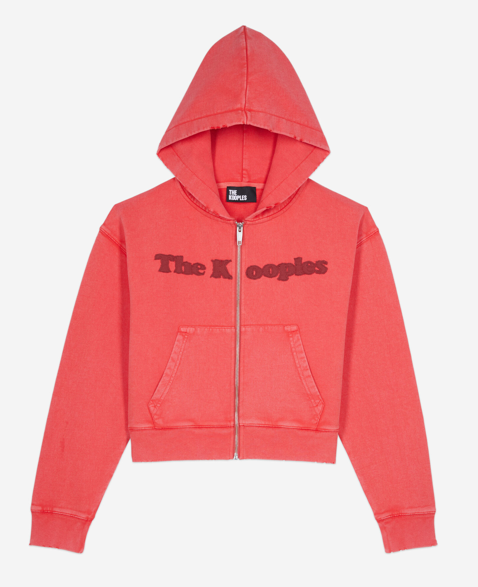 The Kooples F RUBIS red logo hoodie