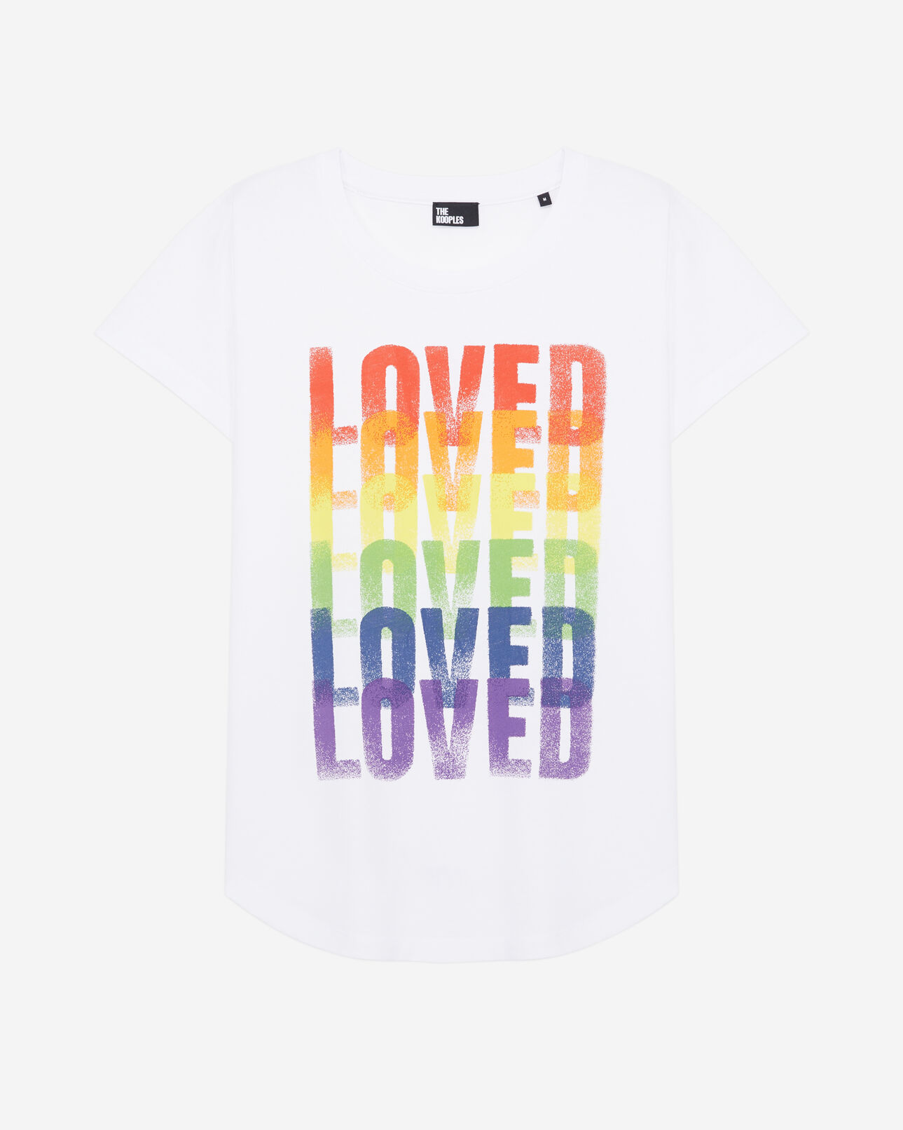 The Kooples FEMME WHITE t-shirt femme pride blanc