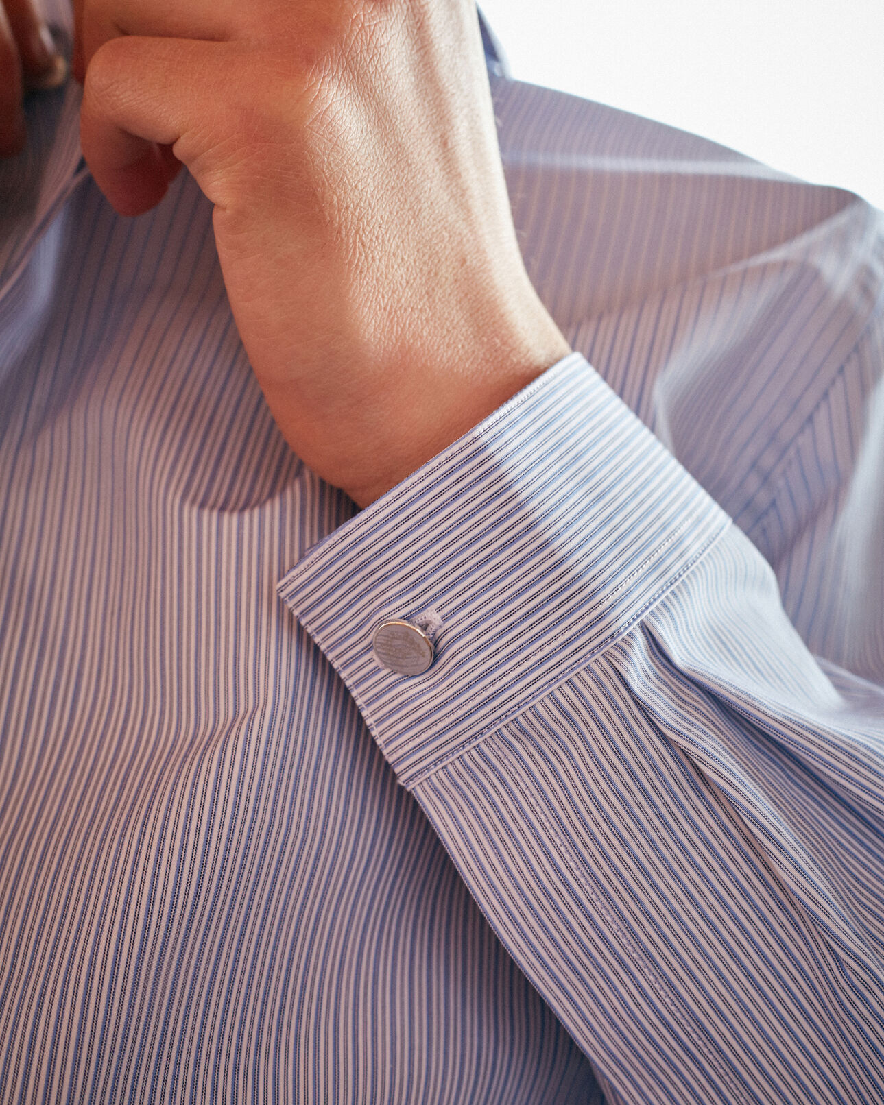 The Kooples HOMBRE SKY long-sleeve shirt with a classic collar