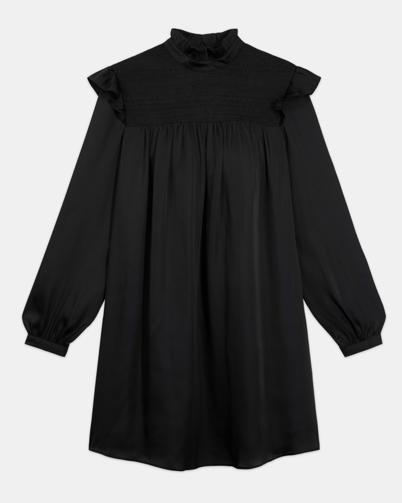 The Kooples FEMME BLACK robe courte noire