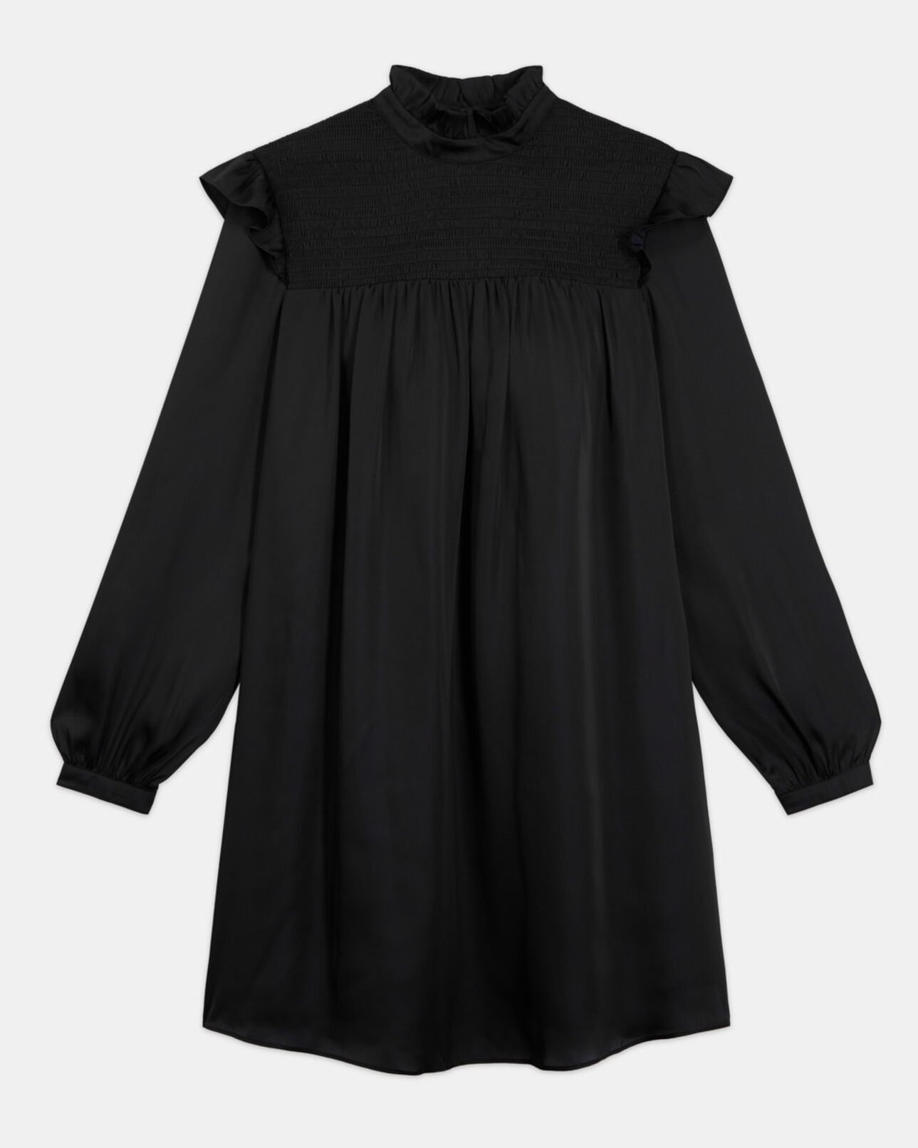 The Kooples FEMME BLACK robe courte noire