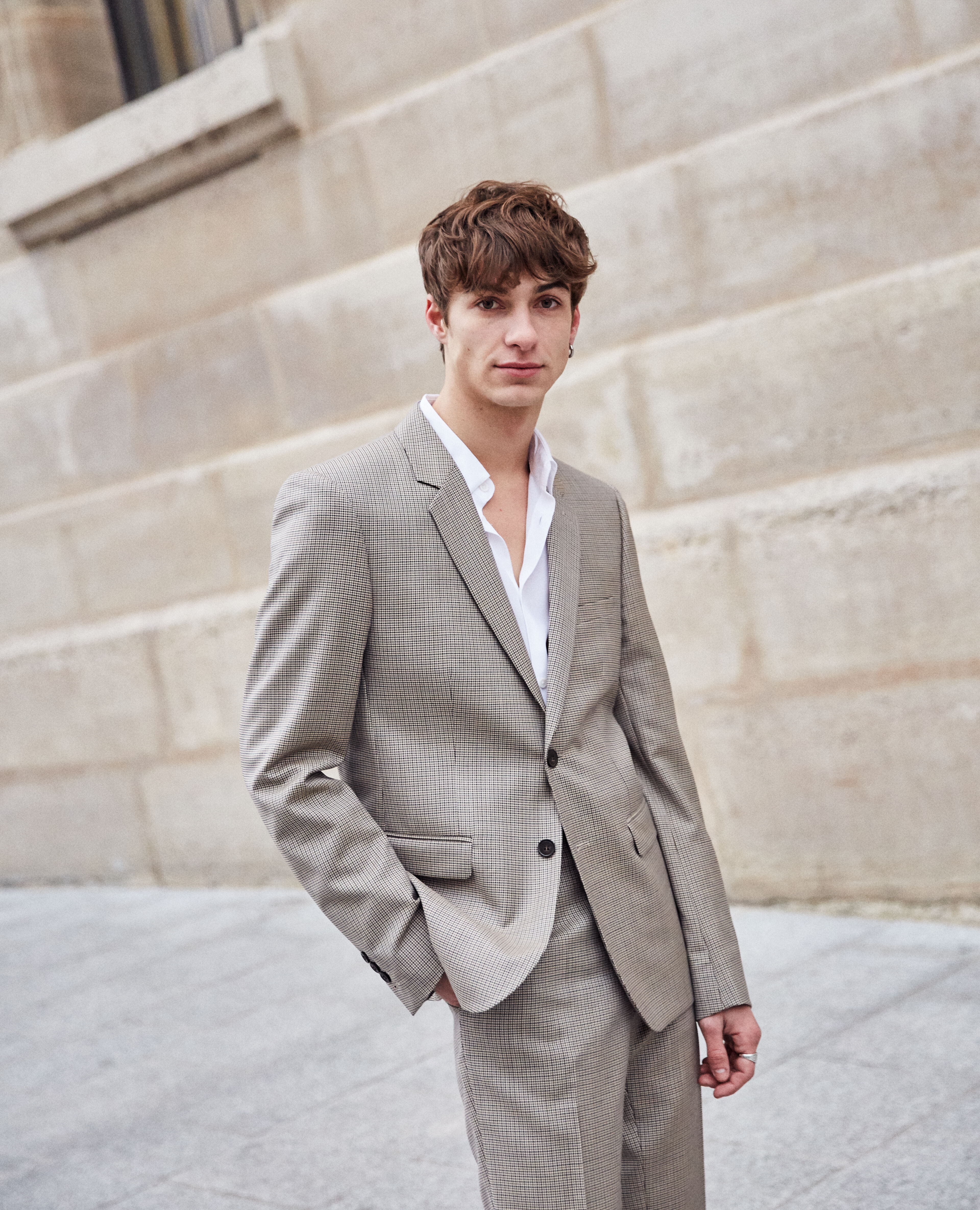 Beige dress jacket new arrivals