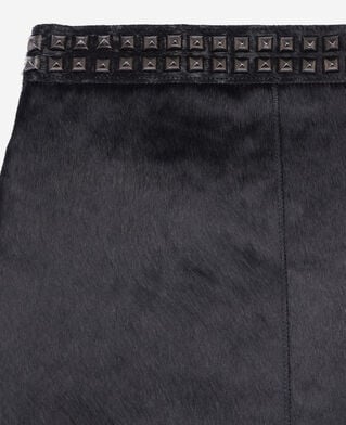 The Kooples DAMEN BLACK kurzer schwarzer lederrock