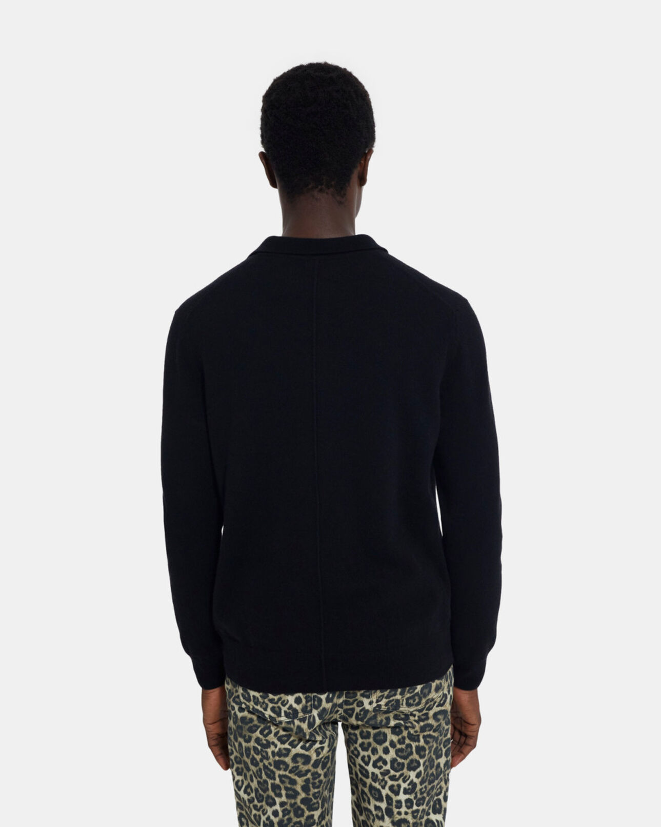 The Kooples H BLACK black cashmere sweater