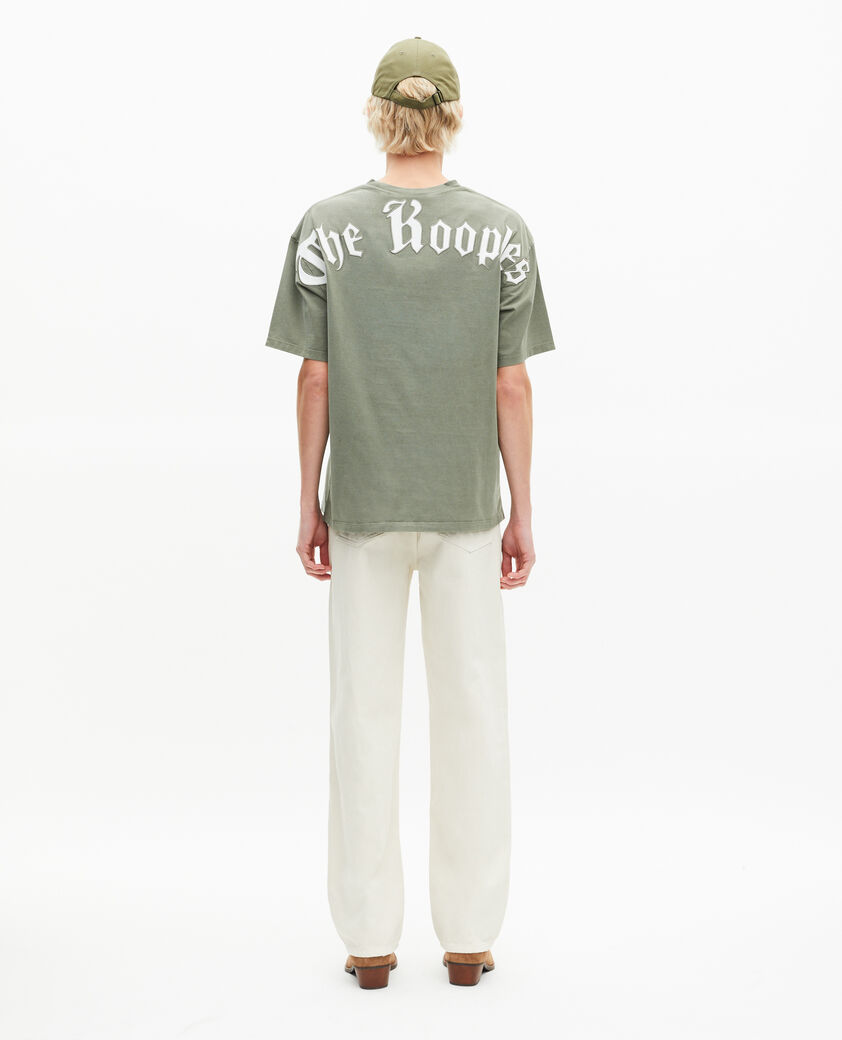 The Kooples HOMBRE FORET camiseta con logotipo verde en la espalda