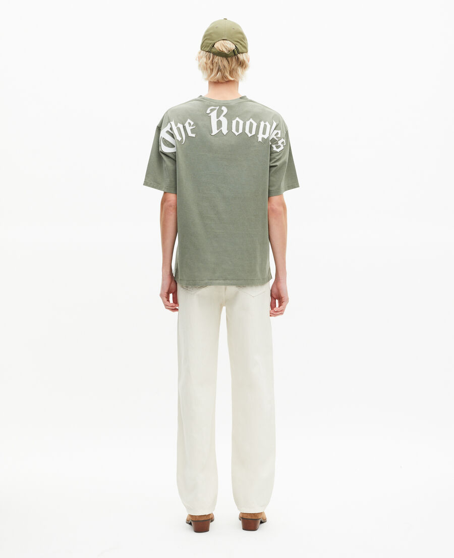 The Kooples H FORET t-shirt with green logo on back