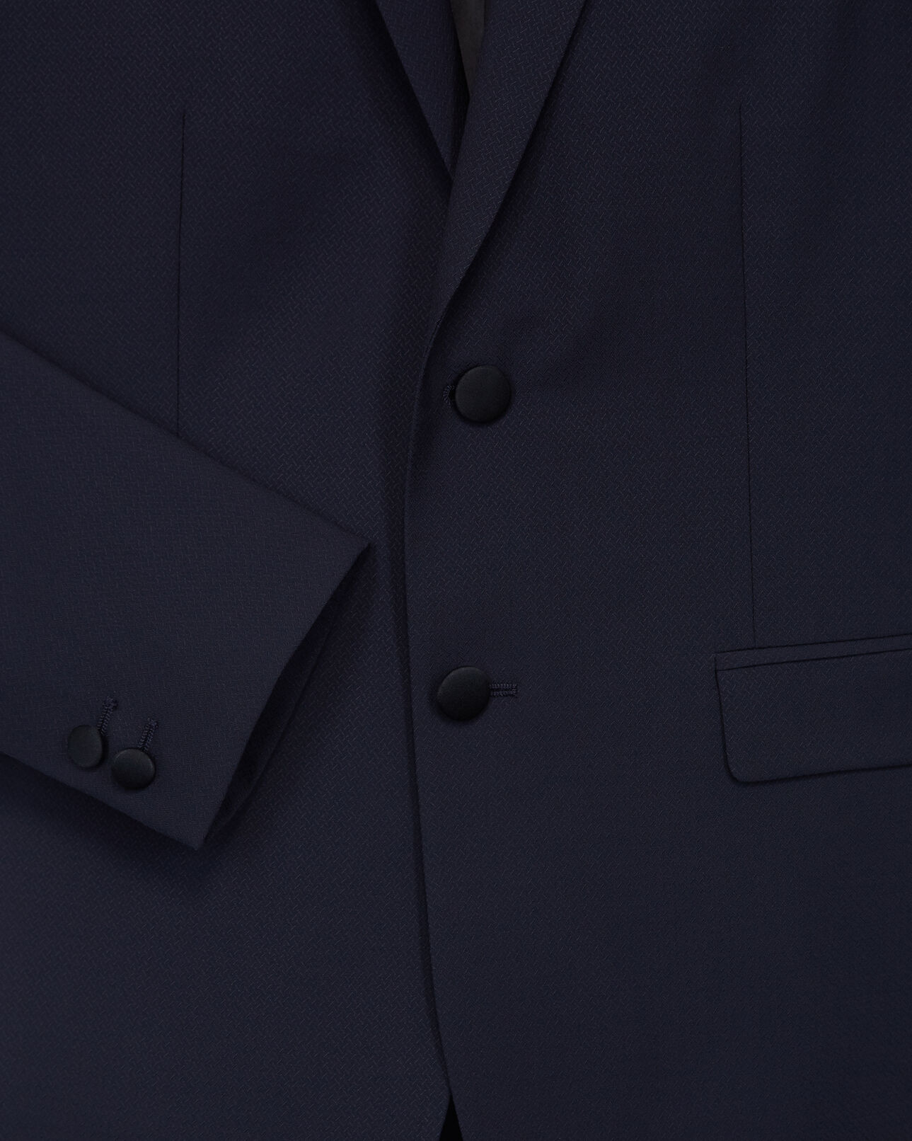 The Kooples MEN NAVY formal navy blue jacket with shawl lapel