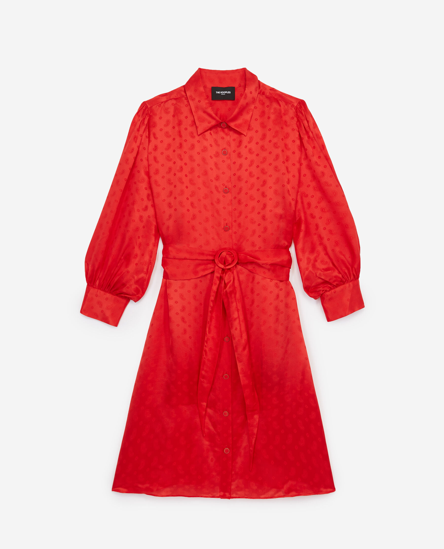 Robe rouge store the kooples