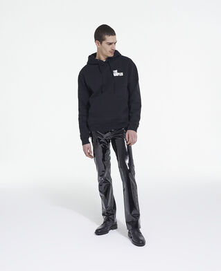 The Kooples H BLACK black vinyl leather jeans