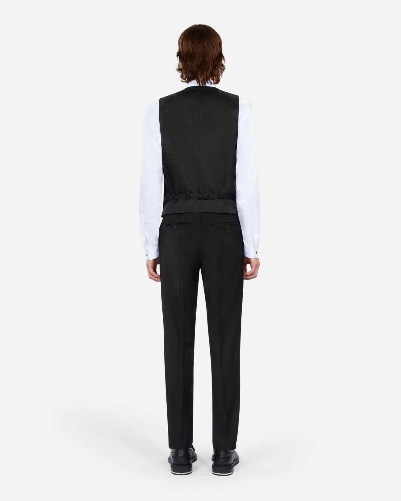 The Kooples MEN BLACK black wool suit waistcoat