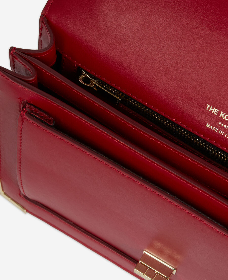bolso emily iconic rojo carmín medium