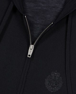 The Kooples MEN BLACK black wool hooded cardigan