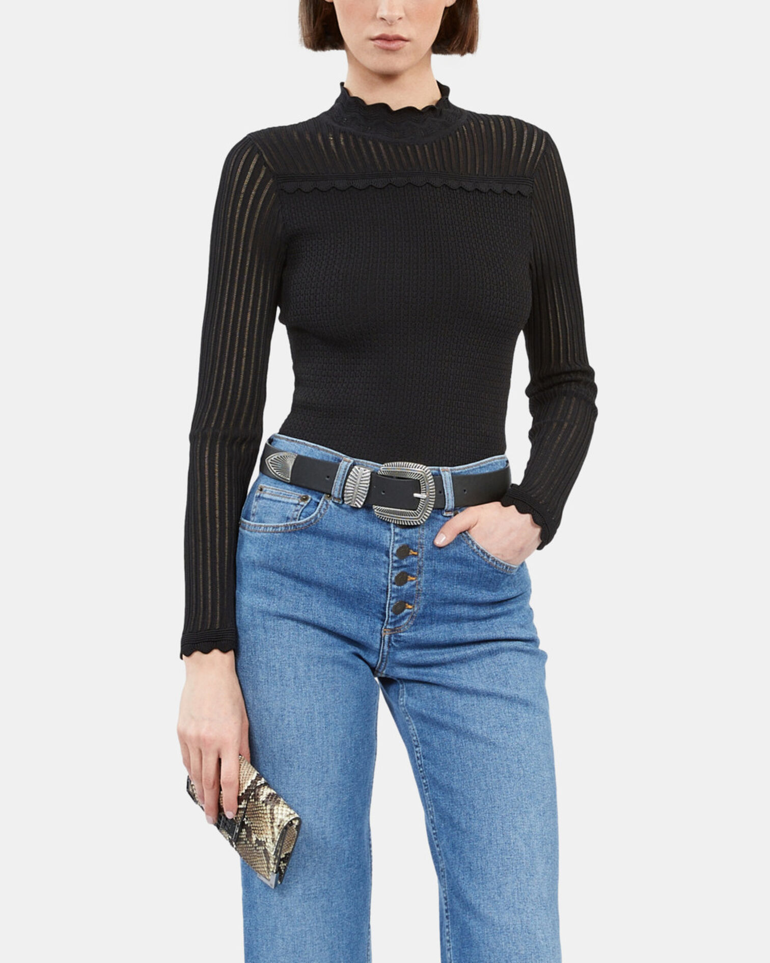 Jean large bleu, BLUE DENIM, hi-res image number null