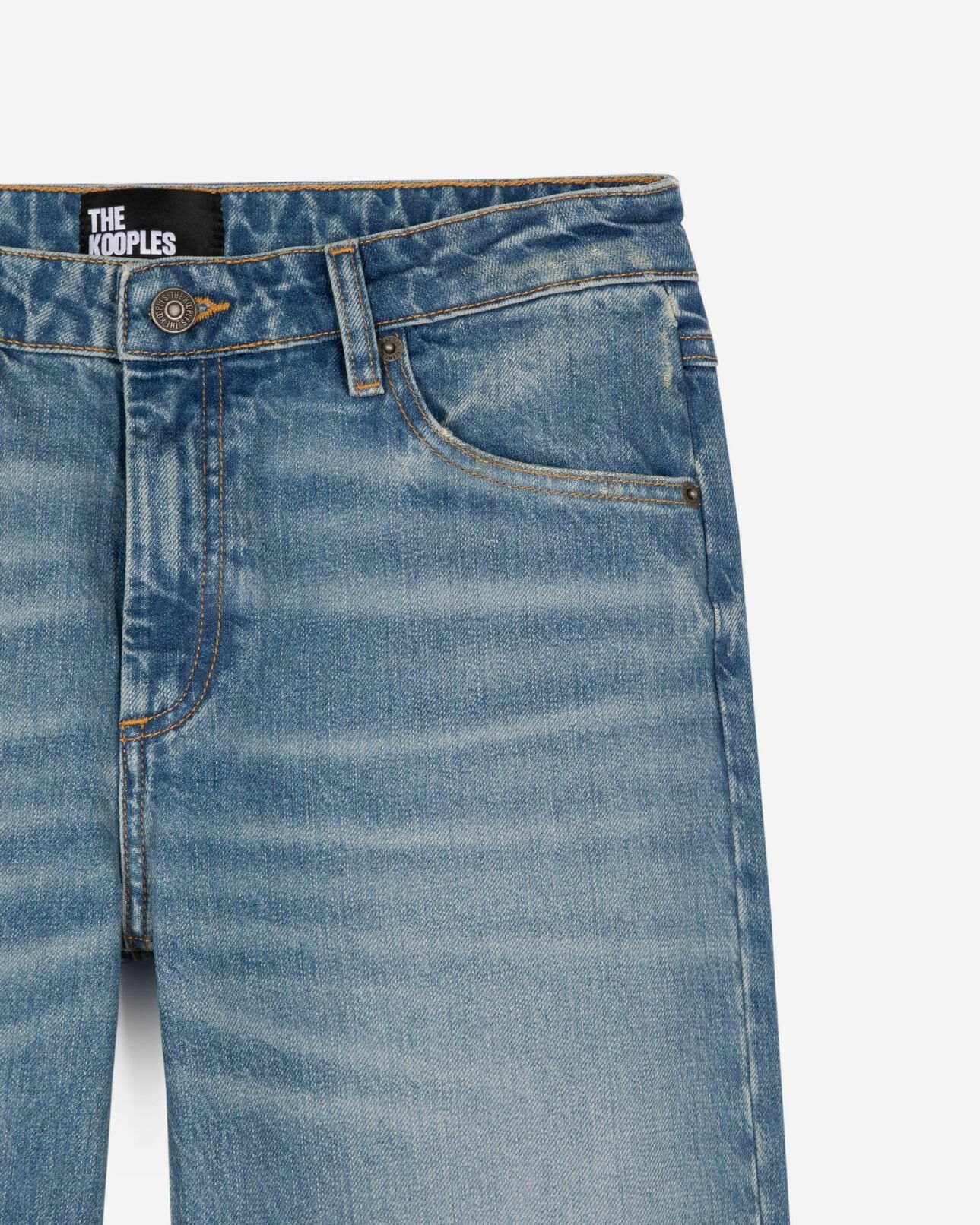 The Kooples FEMME BABY BLUE jean large bleu clair