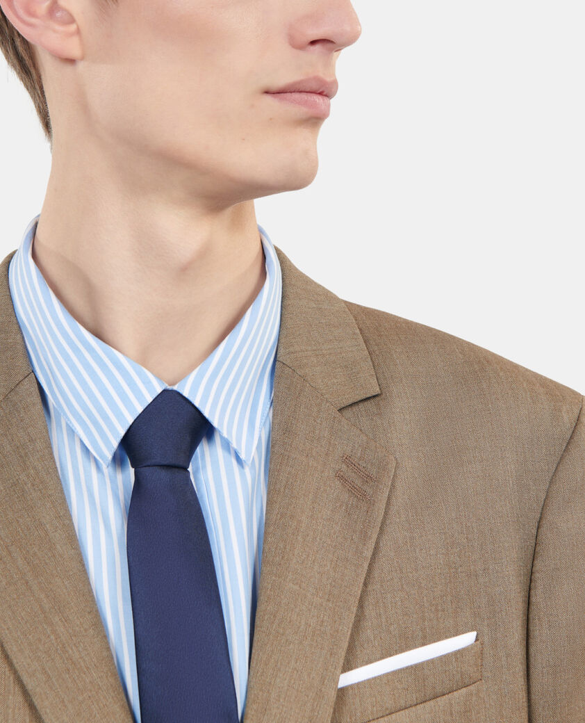 The Kooples HOMME BROWN veste de costume en laine marron clair