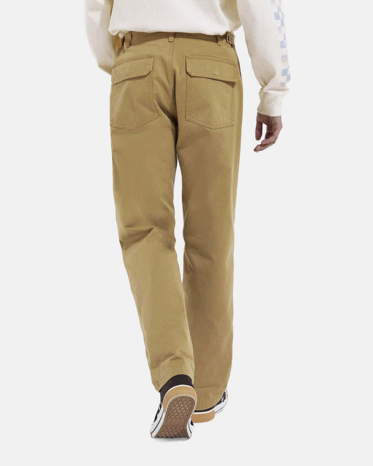 The Kooples HOMME BEIGE pantalon chino en coton à poches beige
