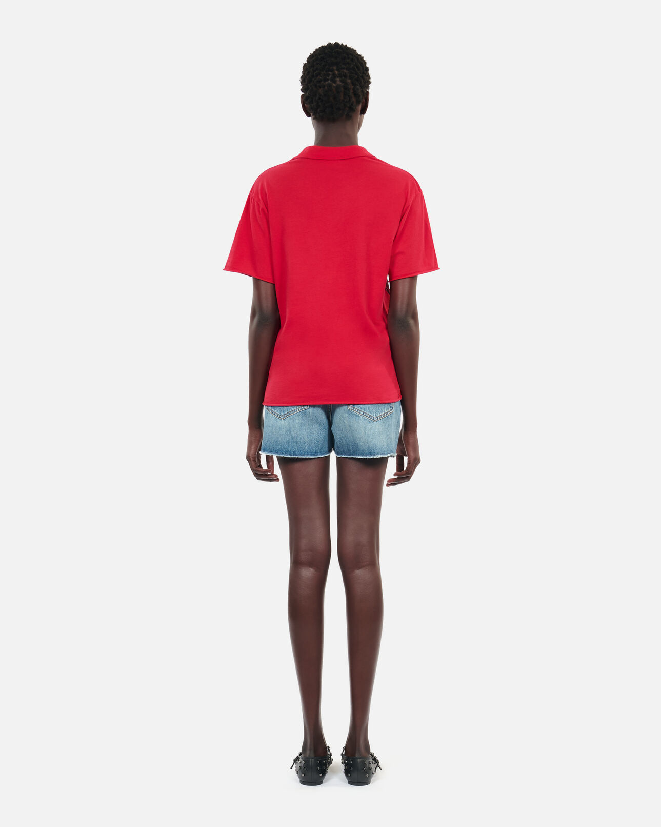 The Kooples WOMEN RUBIS red eternal life tour serigraphy t-shirt