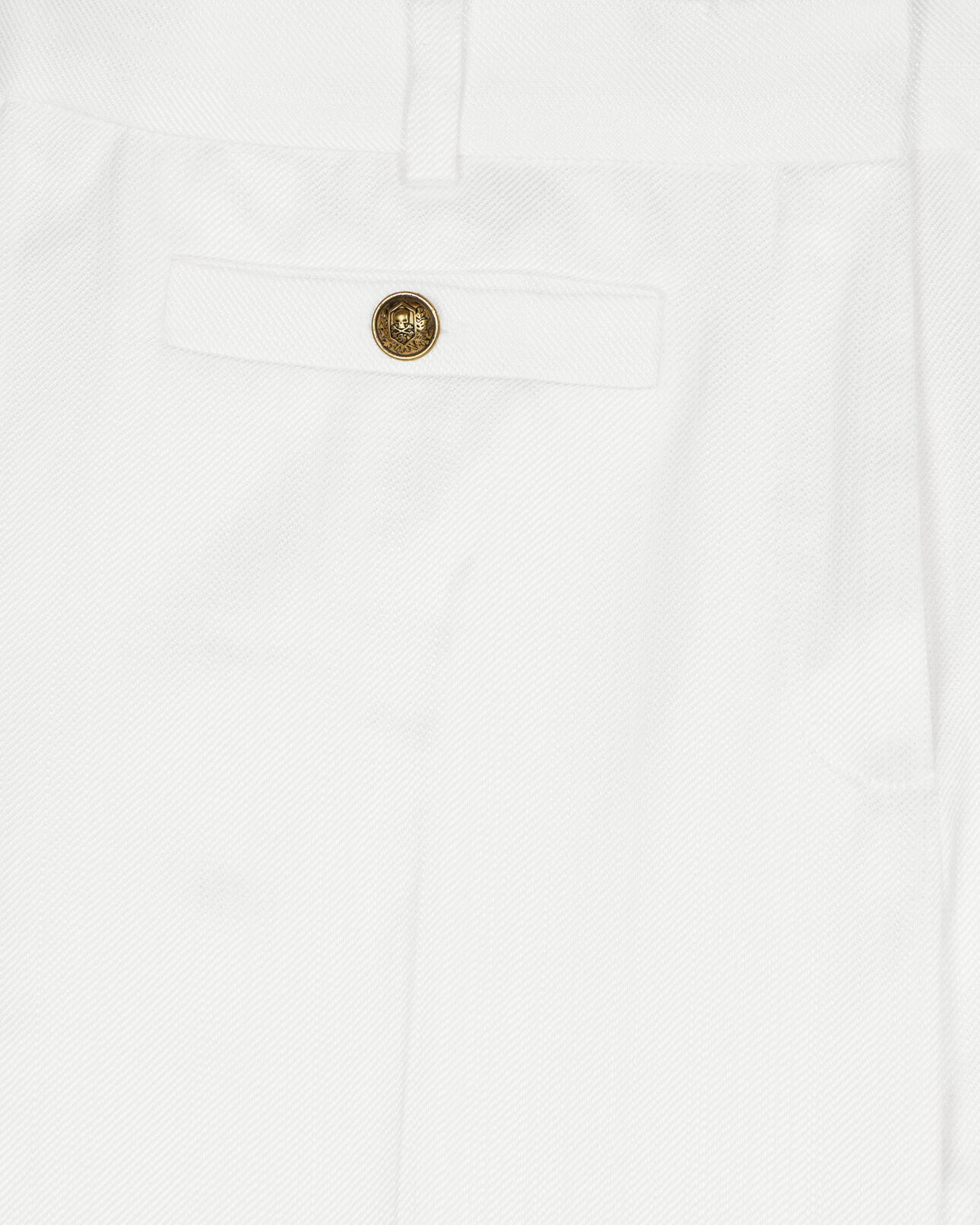 The Kooples FEMME WHITE pantalon tailleur blanc
