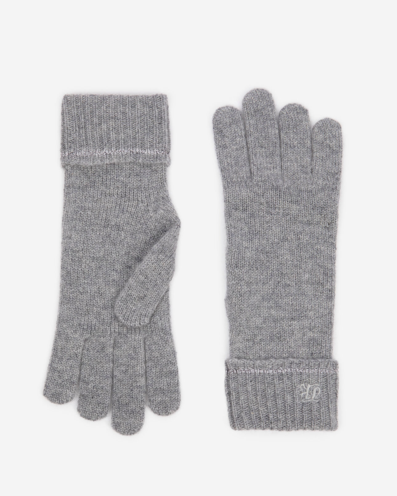 The Kooples MIXTE MIDDLE GREY MEL gants en cachemire gris