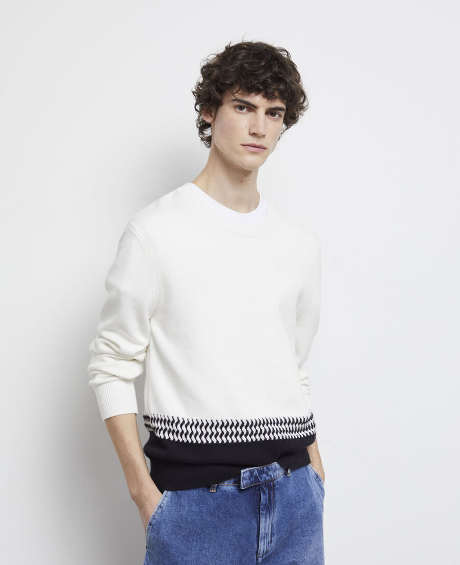 더 쿠플스 니트탑 The Kooples tone knit sweater for men - Sales