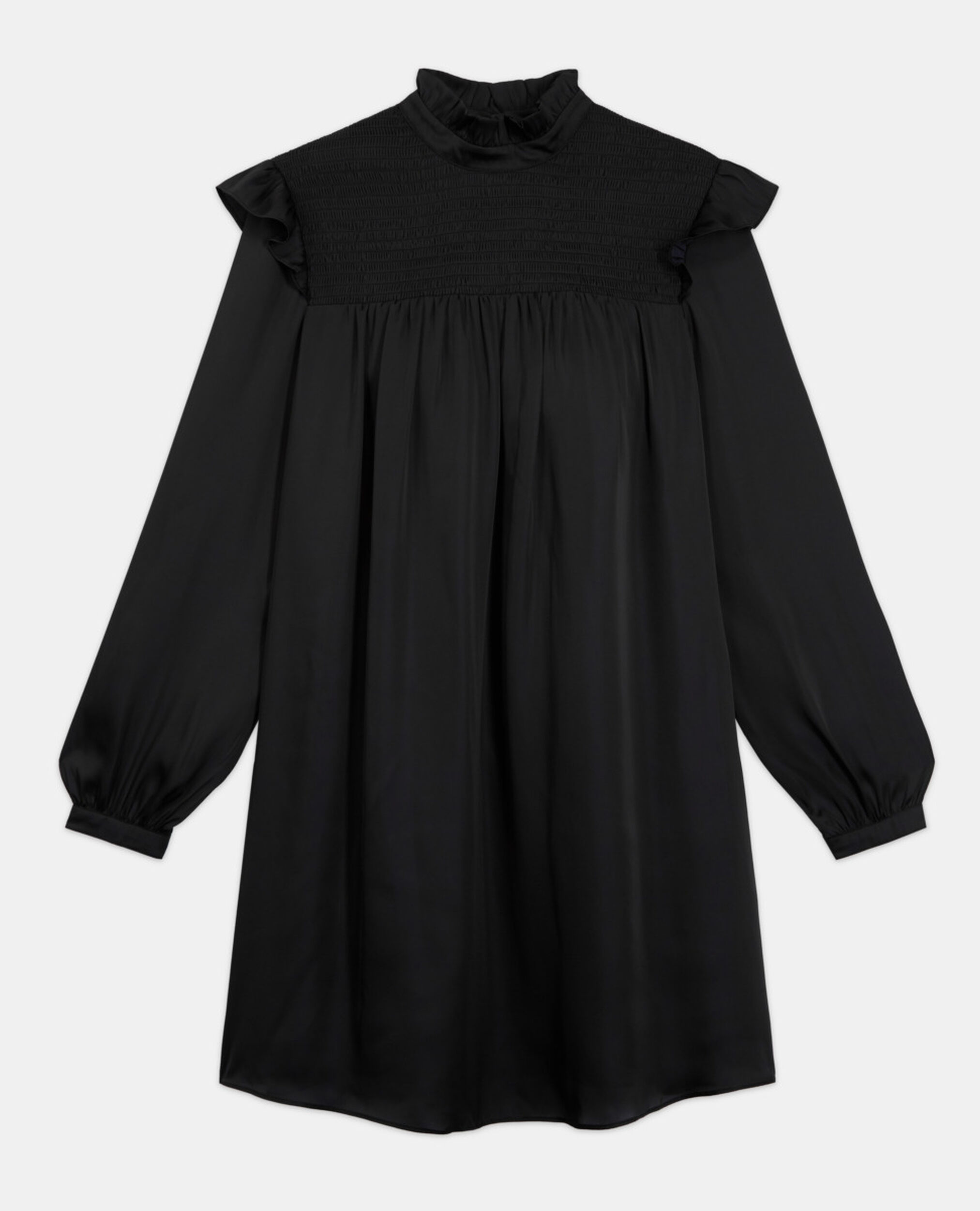 Robe courte noire, BLACK, hi-res image number null