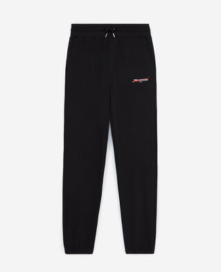 The Kooples FEMME BLACK jogging noir à petit logo the kooples