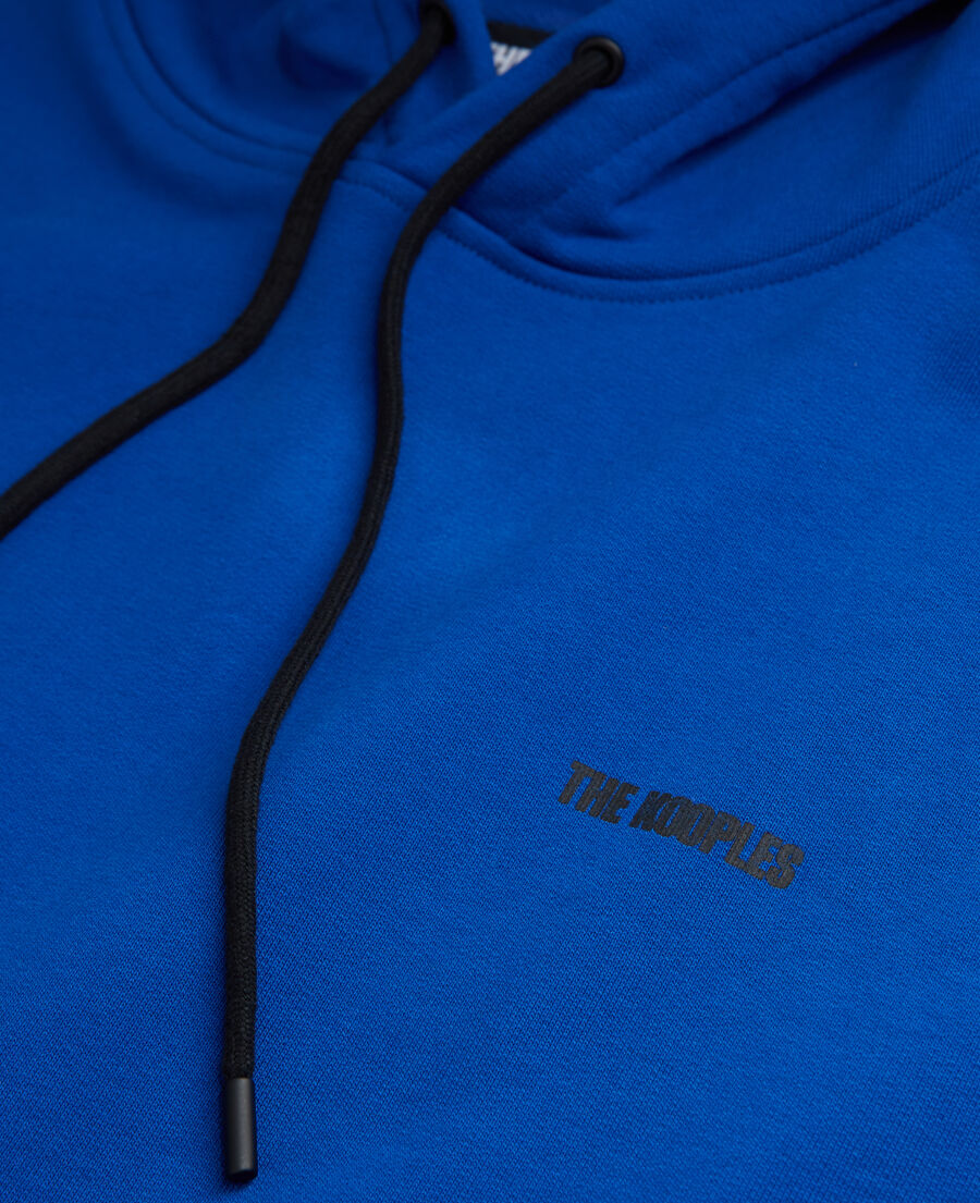 blaues sweatshirt mit the kooples logo