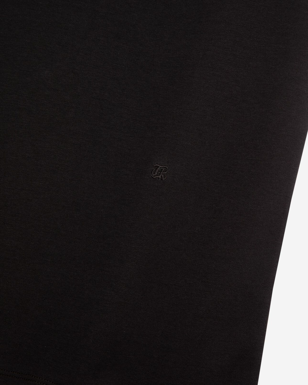 The Kooples H BLACK plain black t-shirt