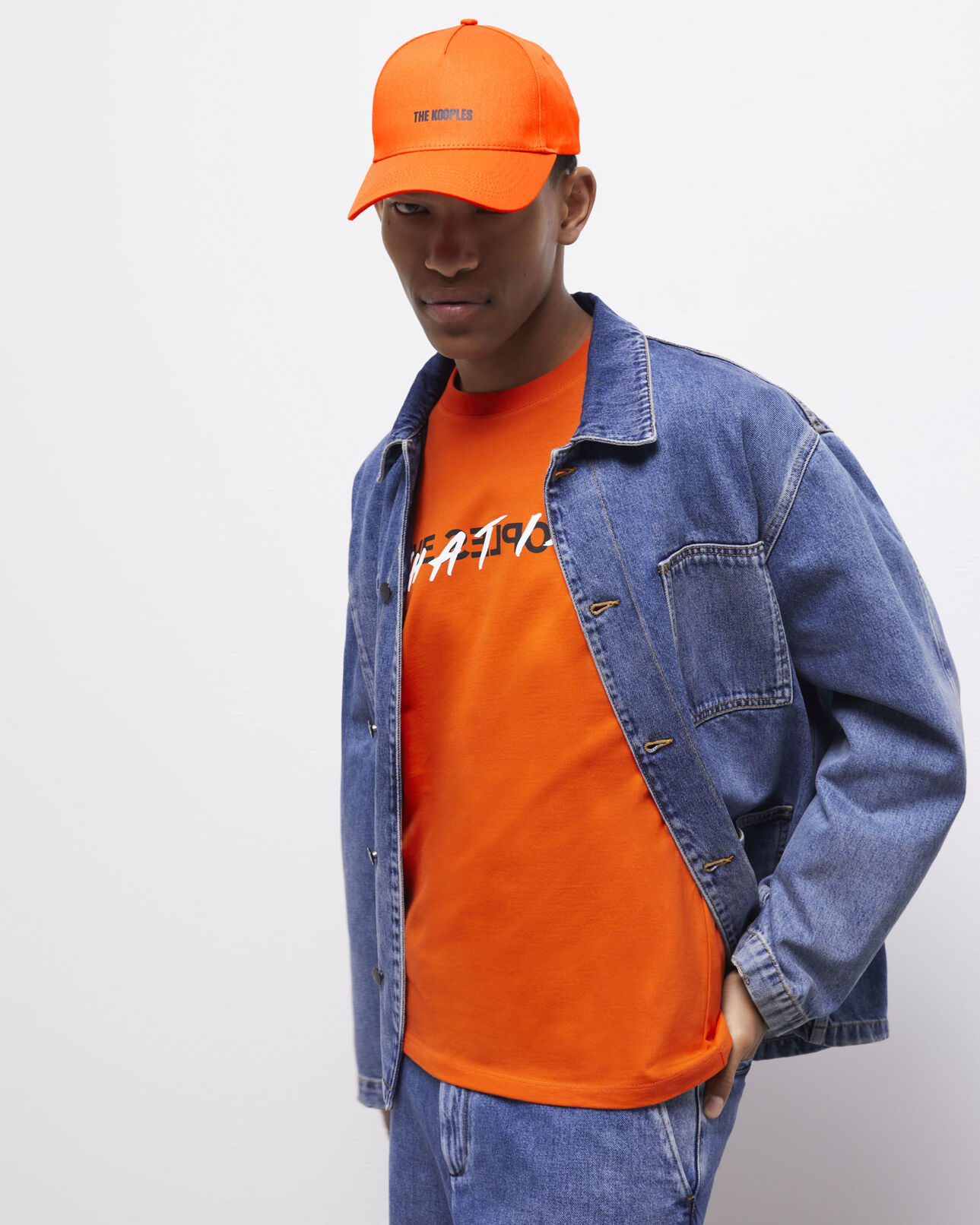 The Kooples UNISEX PUMPKIN oranges kappe mit logo