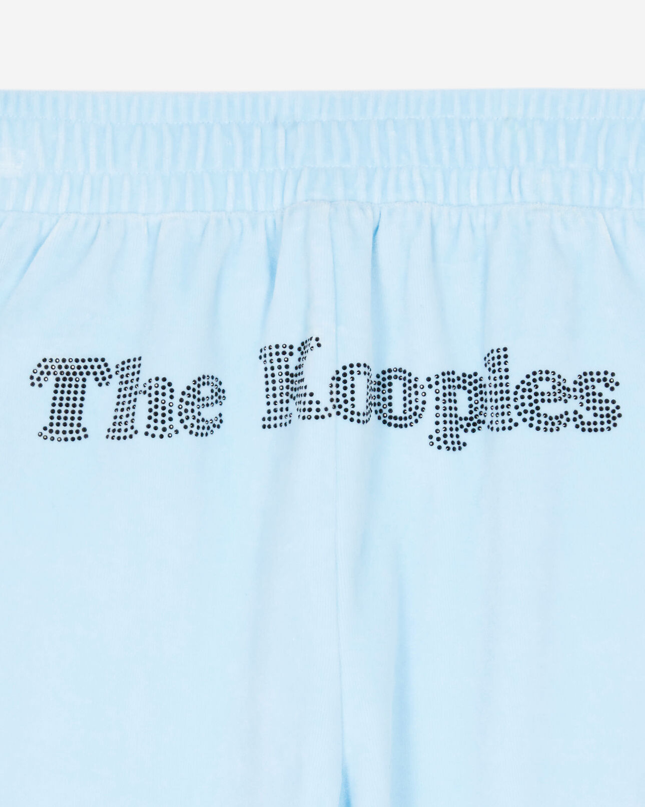 The Kooples FEMME BABY BLUE bas de jogging en velours bleu clair