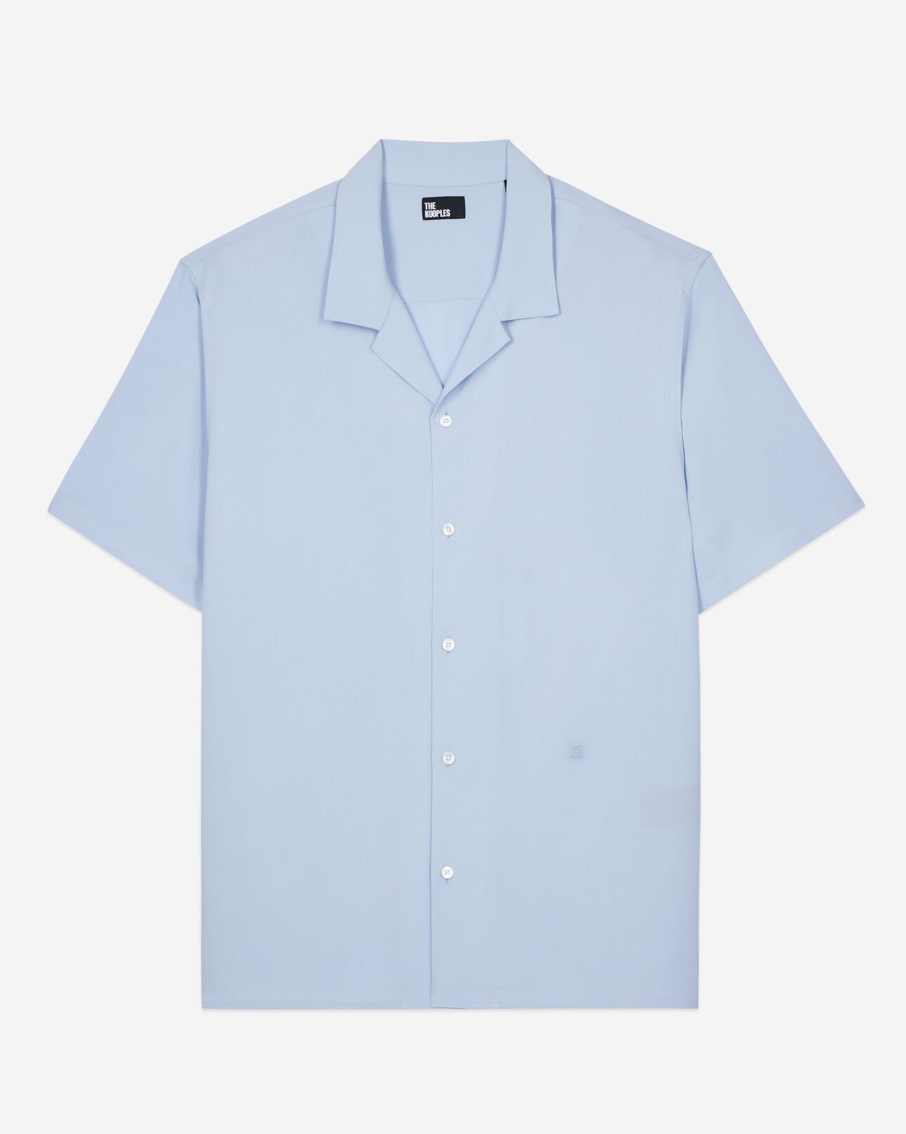 The Kooples HOMBRE LAVENDER camisa azul cielo manga corta