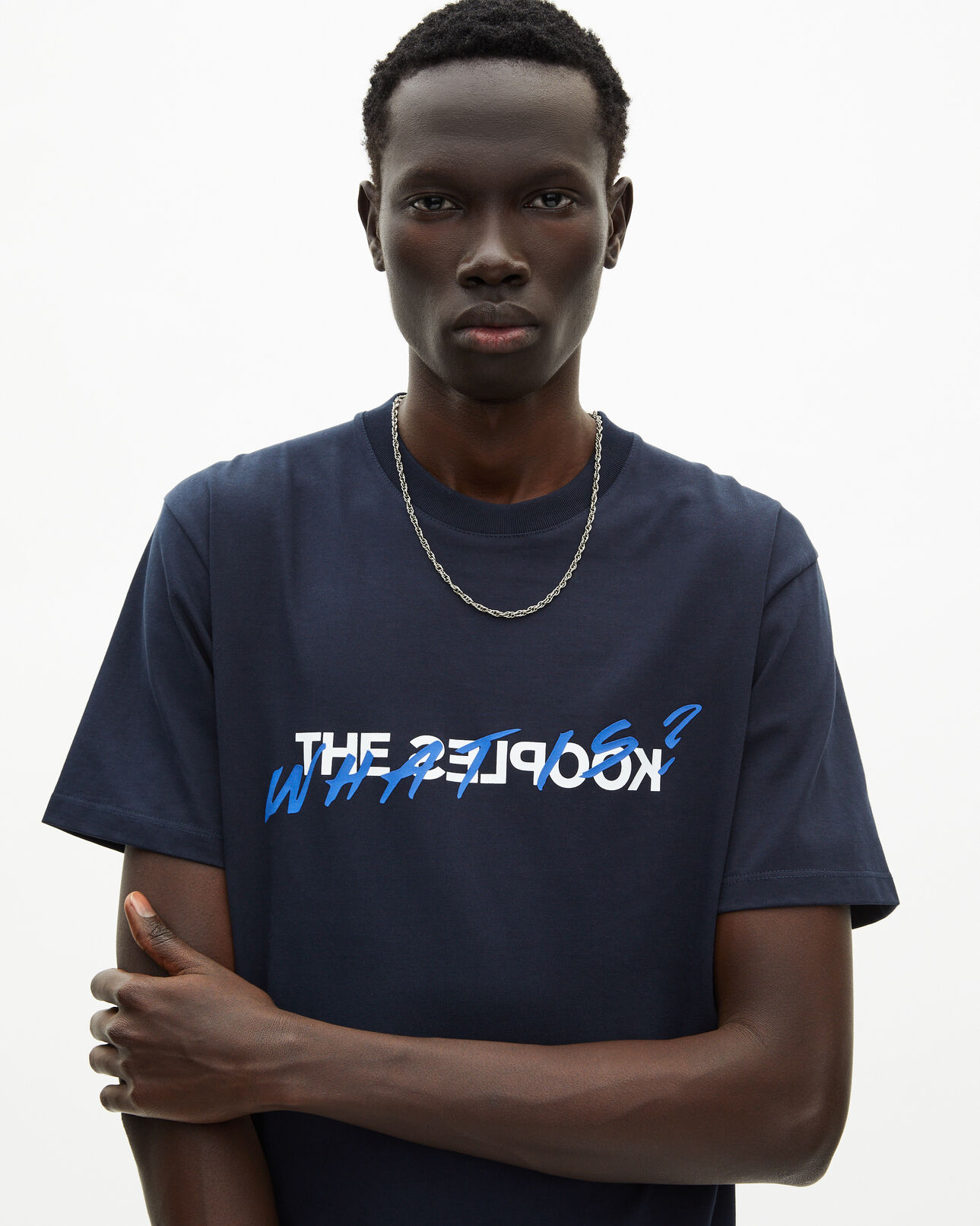 The Kooples MEN NAVY what is blue t-shirt