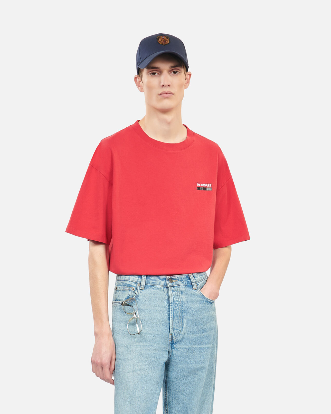 The Kooples HOMME RUBIS t-shirt avec sérigraphie rouge