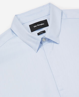 The Kooples HOMME BLUE chemise bleue col classique  coupe ajustée