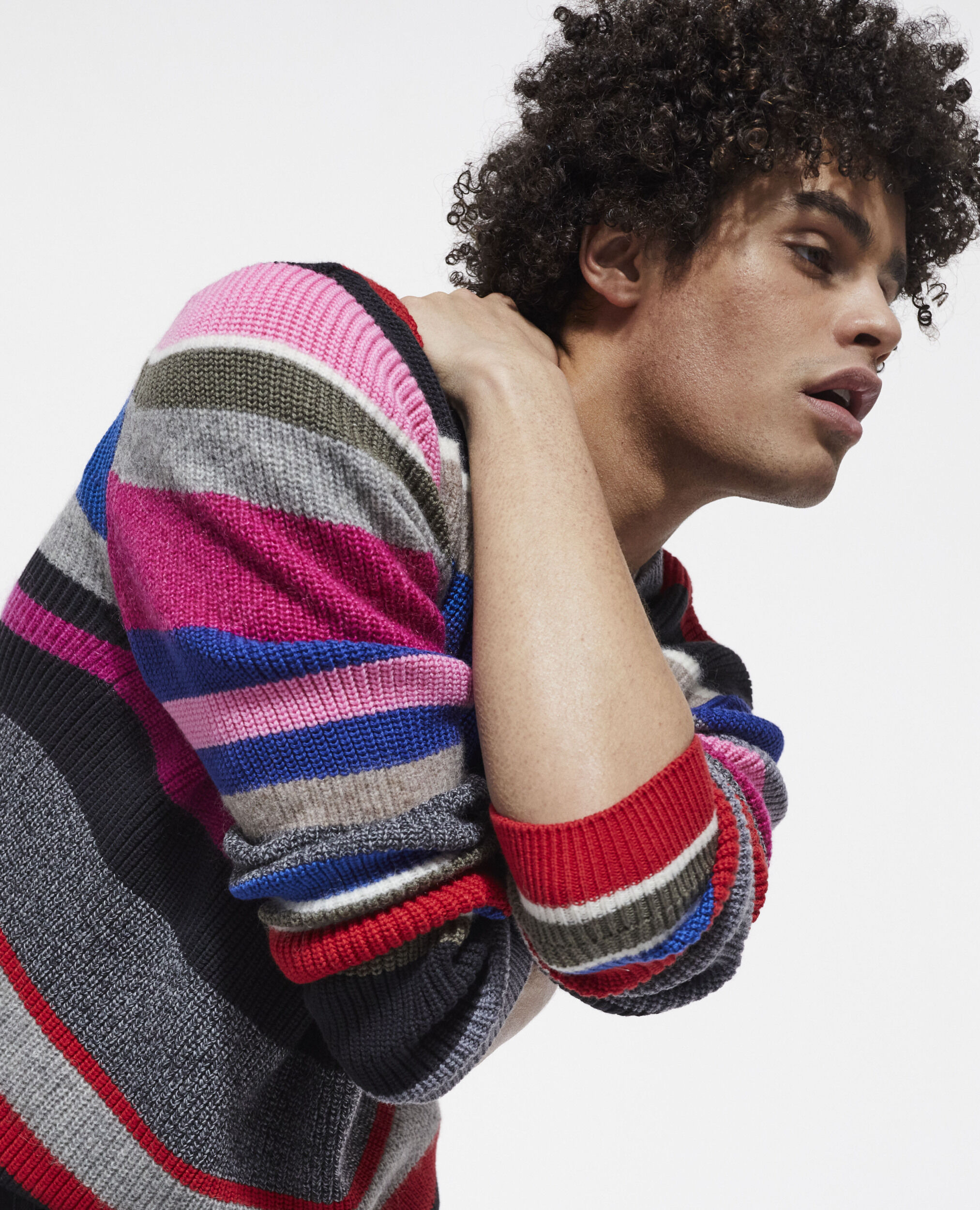 Multicolored wool sweater, MULTICO, hi-res image number null