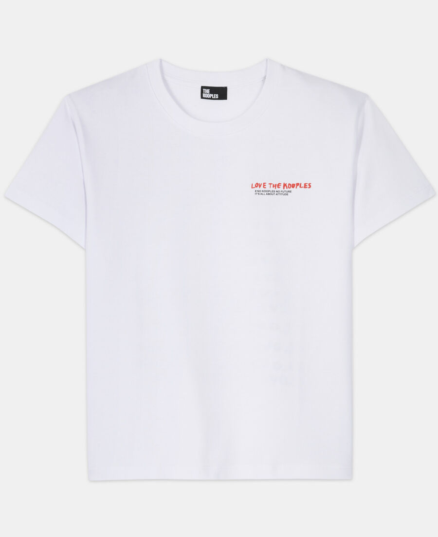 I Love Kooples white T-shirt | The Kooples - US