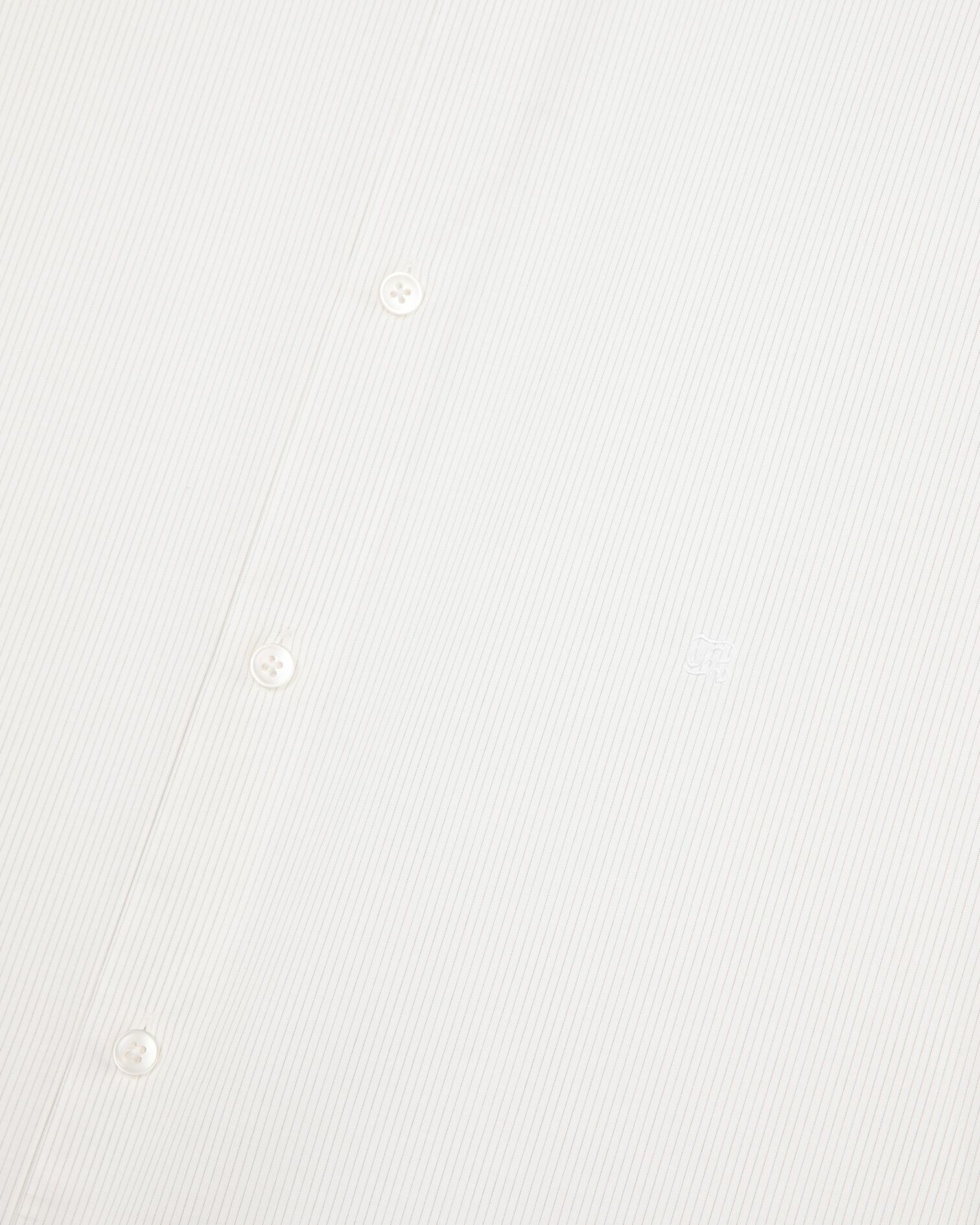 Formal shirt with white collar, WHITE / BLACK, hi-res image number null