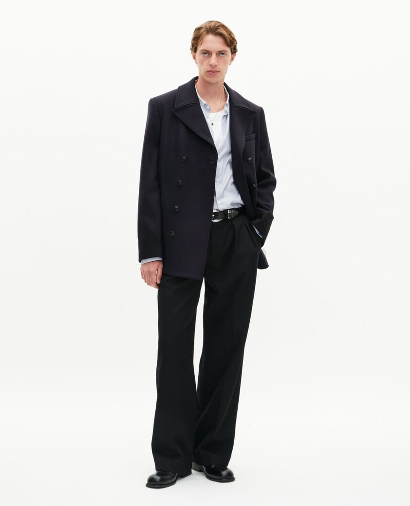 The Kooples MEN NAVY navy pea jacket
