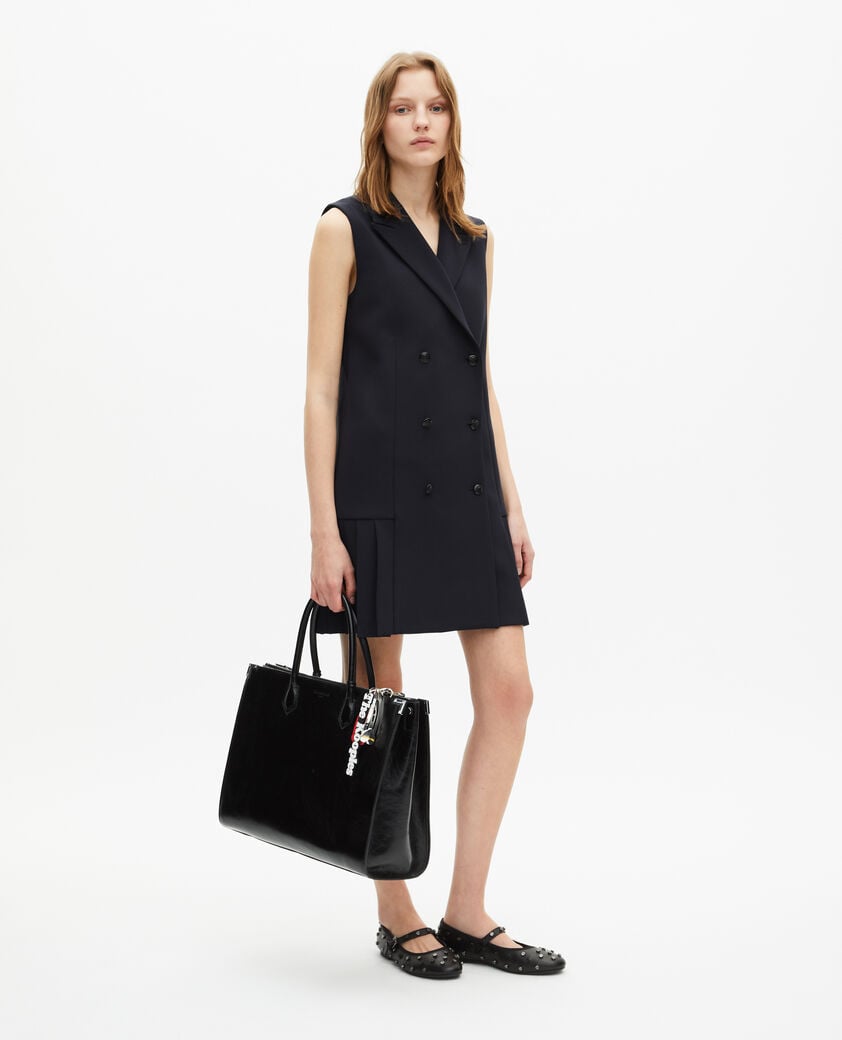 The Kooples FEMME NAVY robe tailleur courte marine