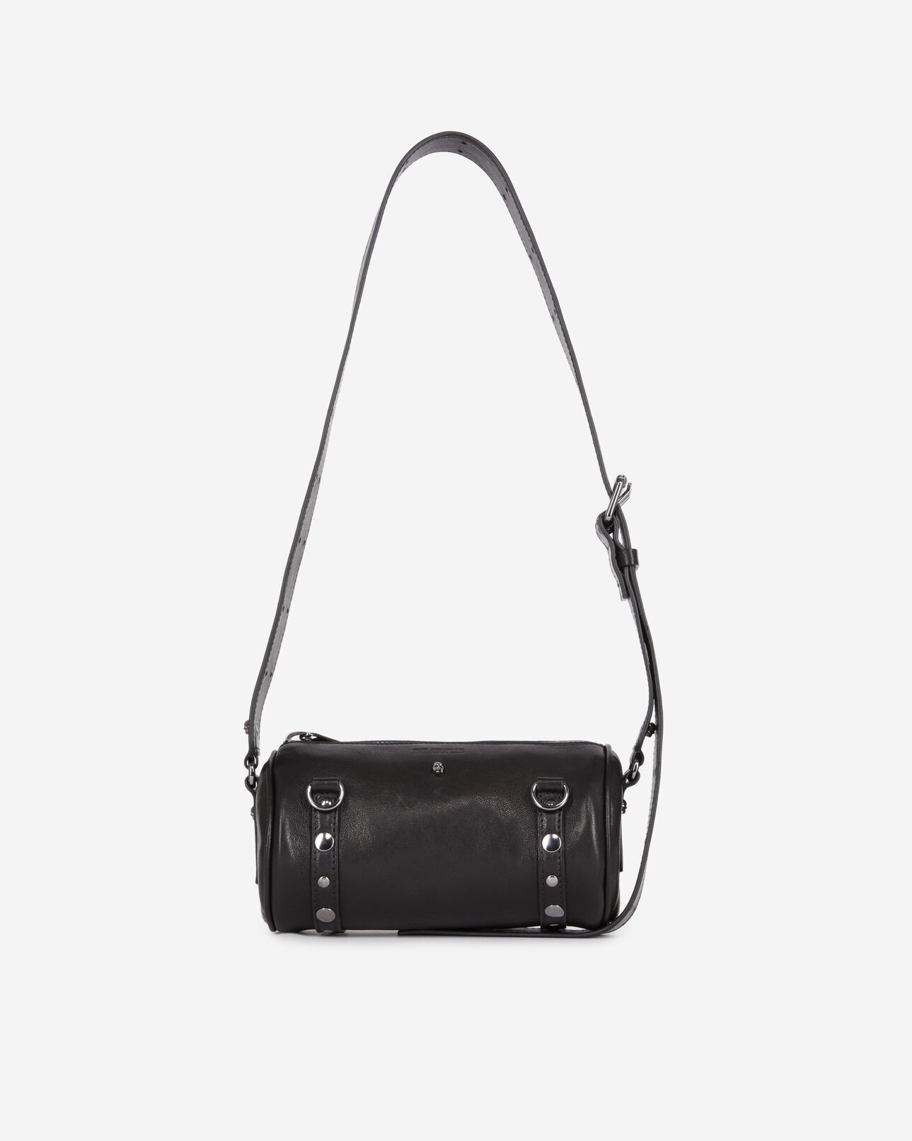The Kooples DAMEN BLACK kleine jude schwarze umhängetasche aus leder