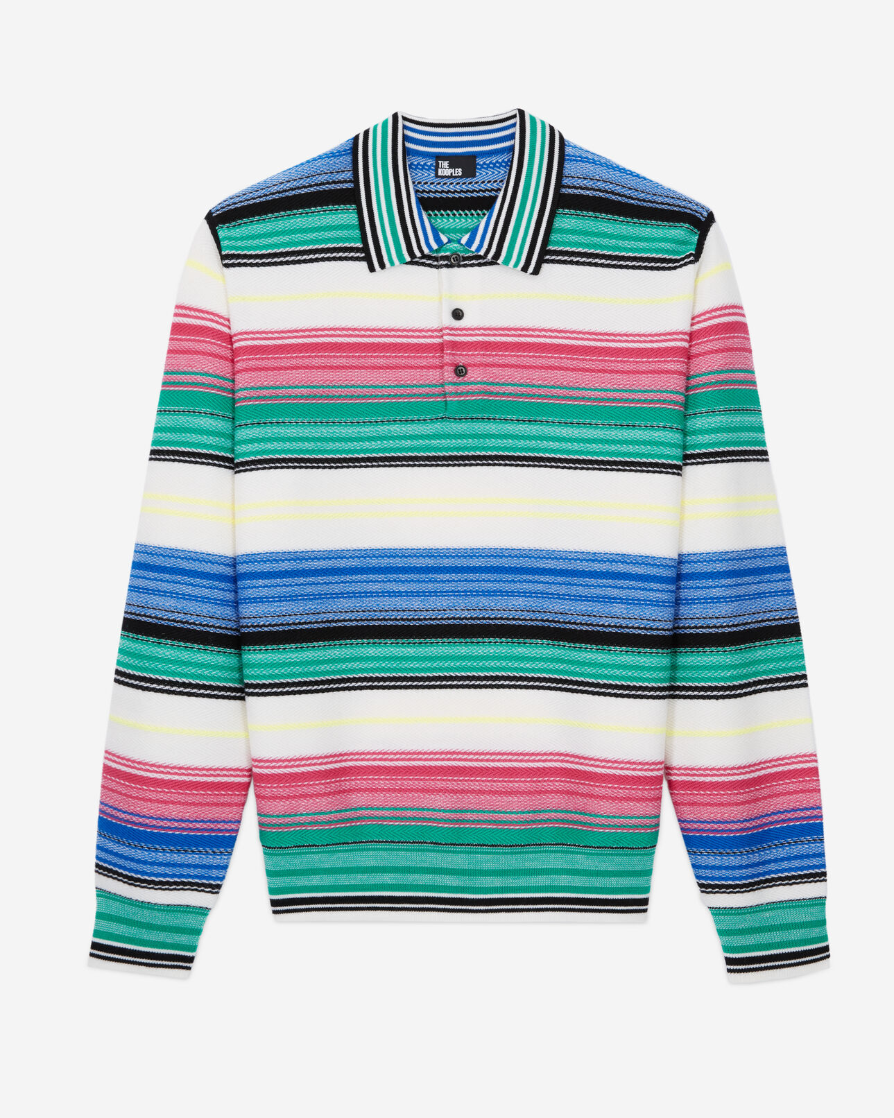 The Kooples MEN MULTICOLOR wool printed sweater