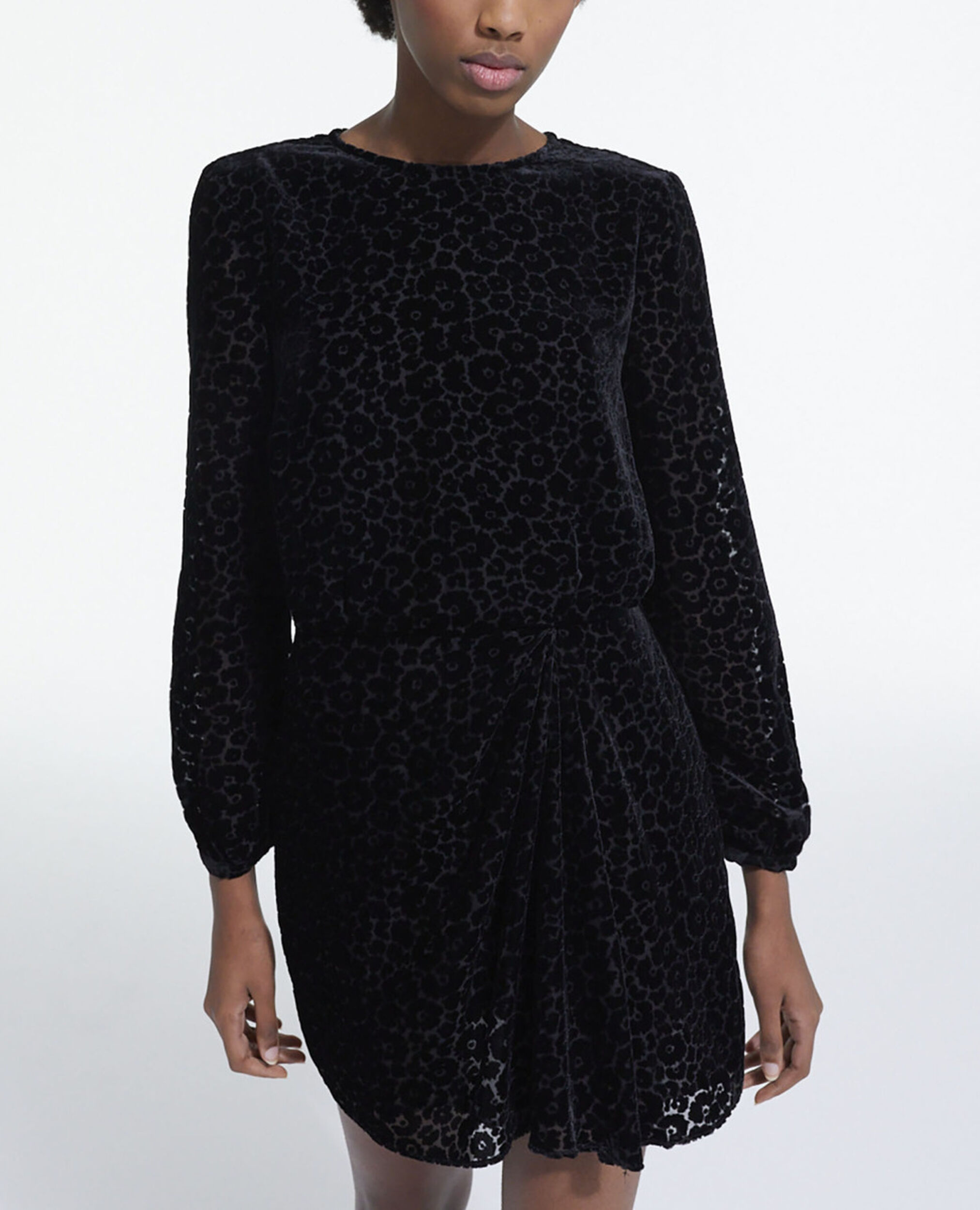Schwarzes kurzes Kleid, BLACK, hi-res image number null