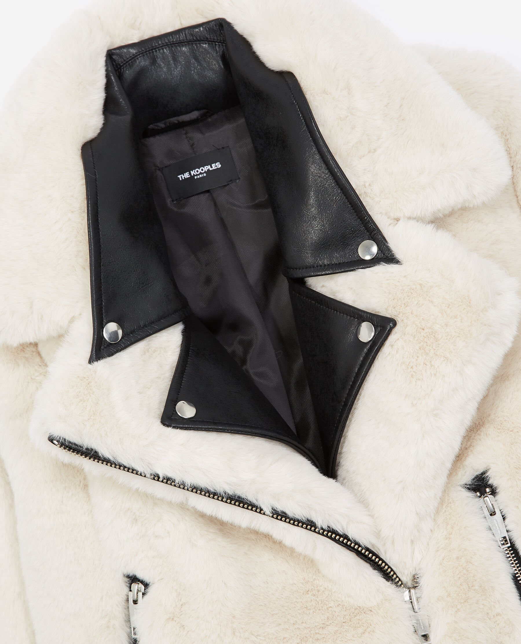 Biker on sale fur coat