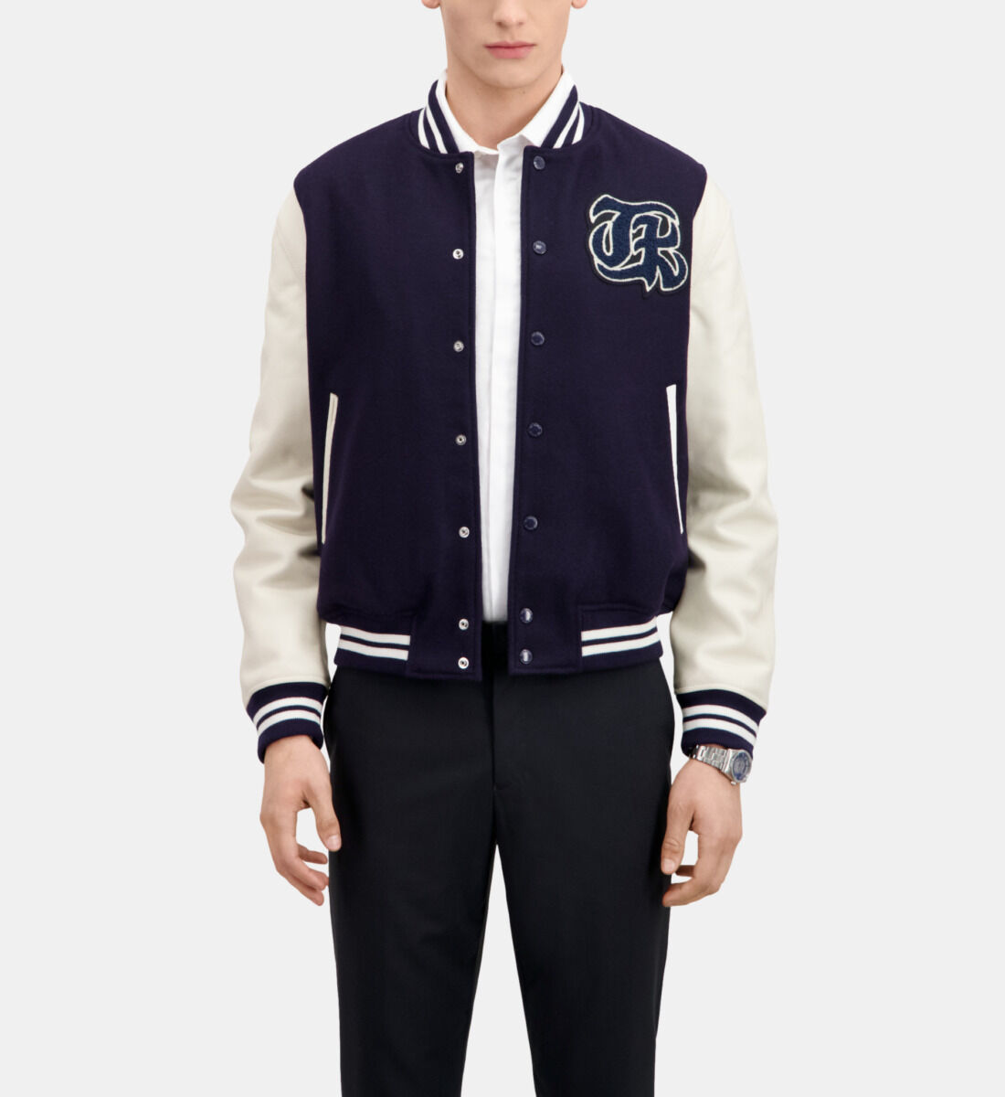 Navy blue teddy jacket new arrivals